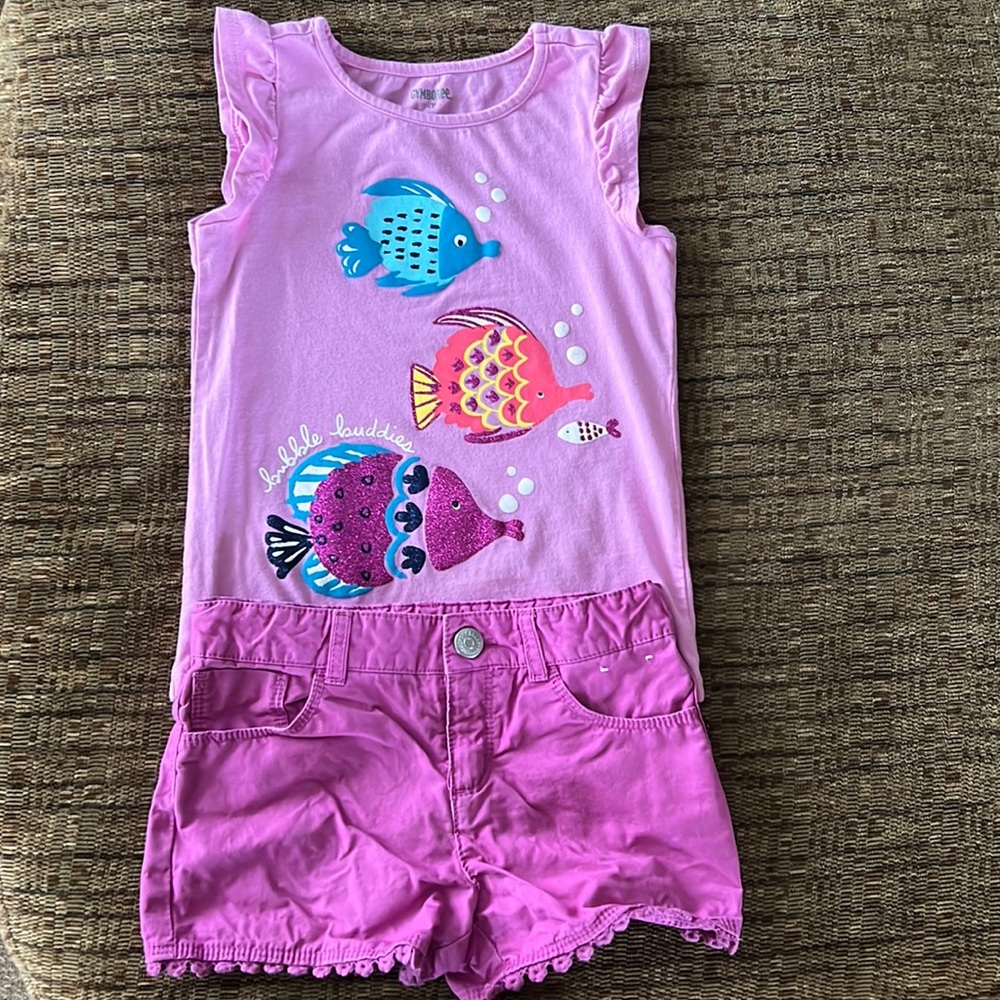 Gymboree Little Girls Short Set